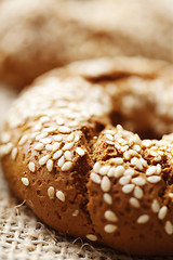 Image showing fresh wholegrain bread