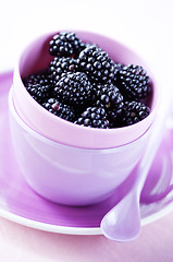 Image showing blackberries