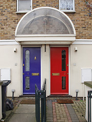 Image showing British Doors