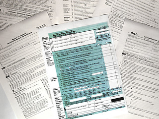 Image showing Tax forms