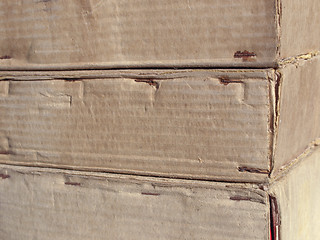 Image showing Corrugated cardboard