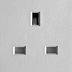 Image showing British plug socket