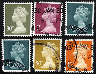 Image showing UK Stamps