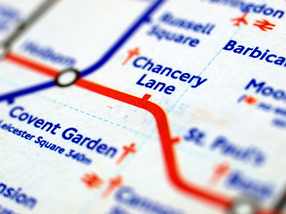 Image showing Tube map of London underground