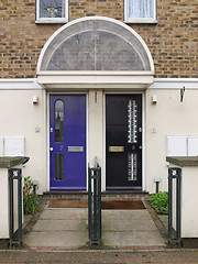 Image showing British Doors