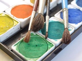 Image showing Painting tools