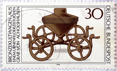 Image showing German stamps