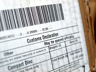 Image showing Customs declaration