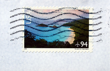 Image showing USA stamps