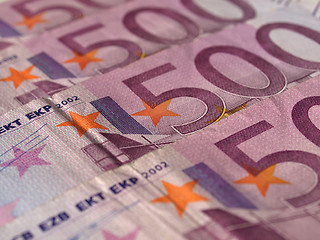 Image showing Euro note