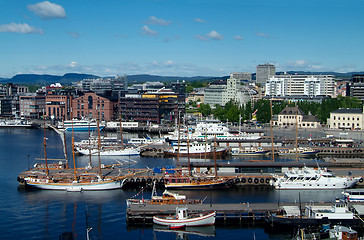 Image showing Oslo, the City Hall quay