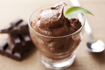 Image showing chocolate mousse