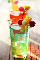 Image showing summer cocktails