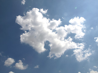 Image showing Blue sky with clouds