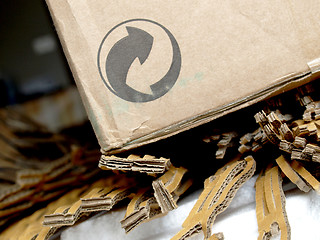 Image showing Corrugated cardboard