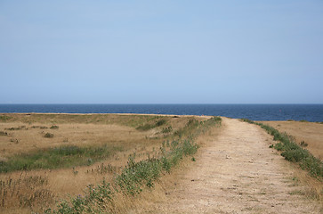 Image showing View towards the sea