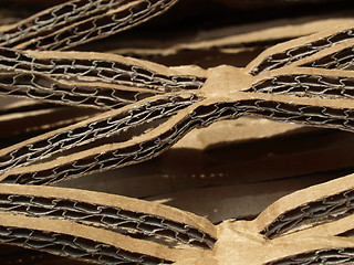 Image showing Corrugated cardboard