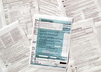 Image showing Tax forms