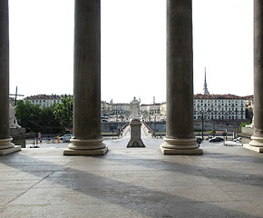 Image showing Piazza Vittorio, Turin