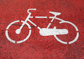 Image showing Bike sign