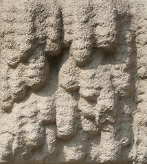 Image showing Carved granite