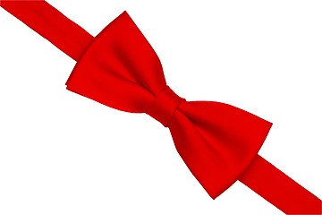 Image showing red bow