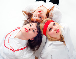 Image showing Three pretty girls