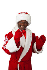 Image showing black santa