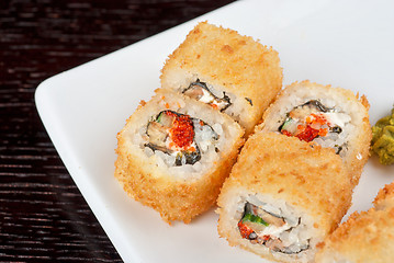 Image showing sushi rolls