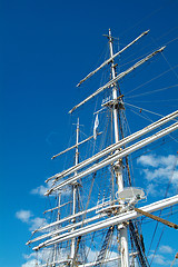 Image showing Rig of tall ship