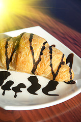 Image showing Fresh croissant