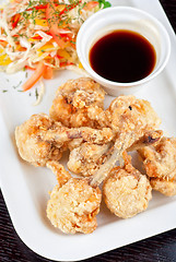 Image showing Fried chicken wings