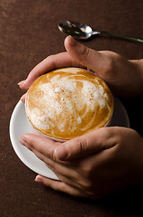 Image showing latte coffe