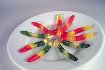 Image showing gummy worms