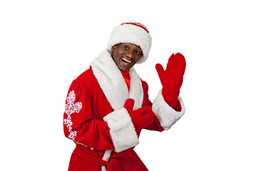 Image showing black santa