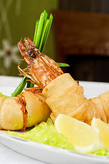 Image showing shrimps dish