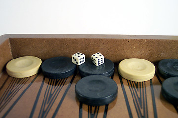 Image showing backgammon pieces