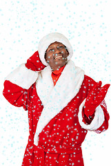 Image showing black santa
