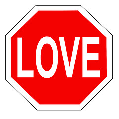 Image showing love sign