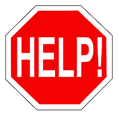 Image showing help sign