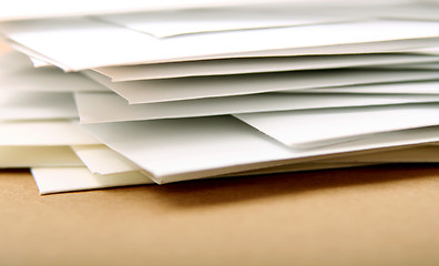 Image showing Stack of envelopes