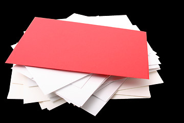 Image showing Stack of envelopes