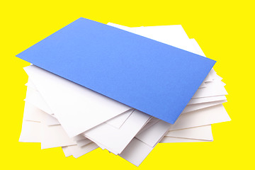 Image showing Stack of envelopes