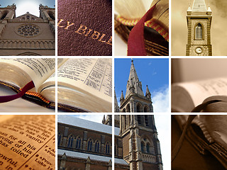 Image showing Religion Montage