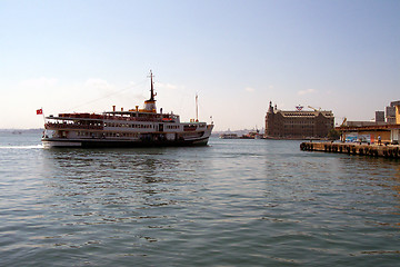 Image showing boat docking