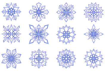 Image showing snowflakes