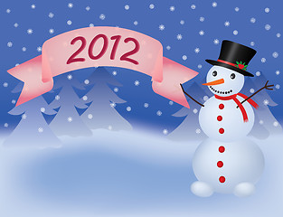 Image showing snowman