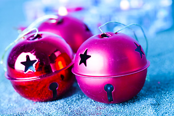 Image showing Christmas baubles