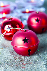 Image showing Christmas baubles