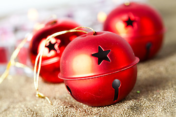 Image showing Christmas baubles